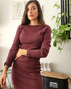VESTIDO MIDI MORLEY BORRAVINO - Go Store