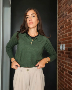SWETER POLO VERDE en internet