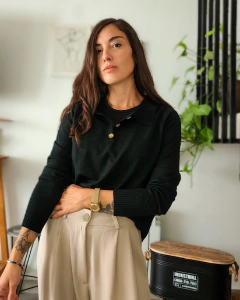 SWETER POLO BLACK en internet