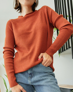 SWETER RANGLAN CARAMELO