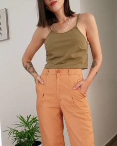 TOP CREPE VERDE - comprar online