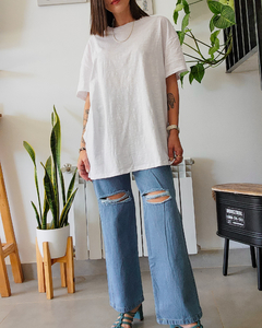 JEANS RECTO ROTURAS - comprar online