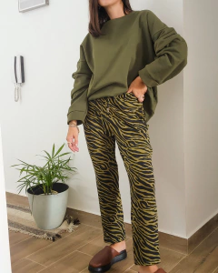 PANTS CEBRA OLIVA - tienda online