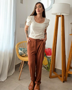 PANTS LINO CHOCOLATE - Go Store