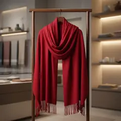 Chalinas / Pashminas Norteñas bordo intenso - Pueblo Andino