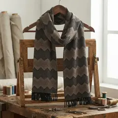 Chalinas / Pashminas Norteñas negro y marron - comprar online