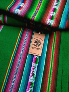 Aguayos Norteños Verde 2.10 mts x 1.10 mts
