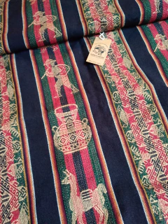 Aguayos Norteños inca Negro 2.10 mts x 1.10 mts