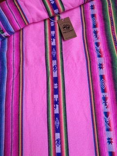 Aguayos Norteños Rosa 2,10 mts x 1.10 mts