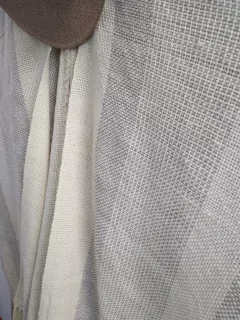 Ruana en lana de Oveja en telar # 116 - Pueblo Andino