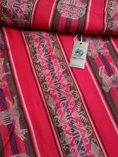 Aguayos Norteños inca Rojo 1.20 mts x 1.20mts - comprar online