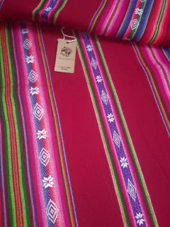 Aguayos Norteños Bordo intenso 2.10 mts x 1.10 mts