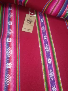 Aguayos Norteños Bordo intenso 2.10 mts x 1.10 mts - comprar online