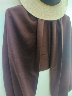 Chalinas en hilado alpaca Marron - Pueblo Andino