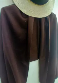 Chalinas en hilado alpaca Marron - comprar online