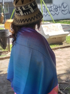 Chalinas / Pashminas livianas multicolores - Pueblo Andino