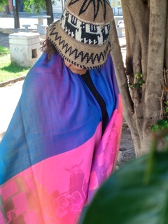Chalinas / Pashminas livianas multicolores