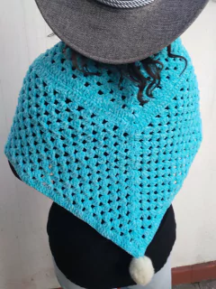 Cuello triangular en lana sedificada # 227 en internet