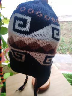 Chulos en hilado de alpaca reversibles