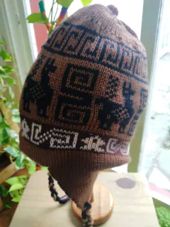 Chulos en hilado de alpaca reversibles - comprar online