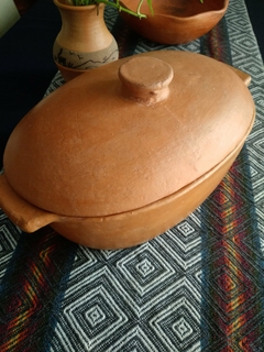 Fuente paellera matambrera de barro cocido - comprar online
