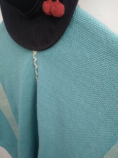 Poncho en telar de oveja Argento # 125 - comprar online