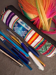 cartucheras de aguayo multicolor # 65 en internet