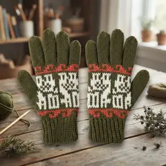 Guantes para niños Hilado de Alpaca - Pueblo Andino