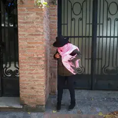 Chalinas / Pashminas Norteñas rosa intenso # 686 - Pueblo Andino