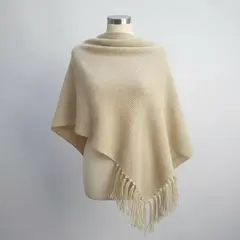 Manta en lana de llama color crema claro # 205 - tienda online