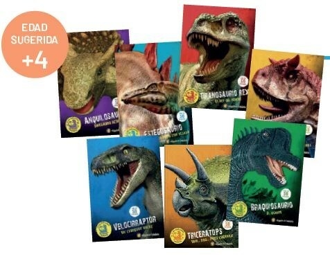 Colección Mis Dinosaurios Favoritos Libros Con Stickers