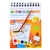 Libreta c/dibujos y acuarela x 8 dibujos y pincel