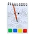 Libreta c/dibujos y acuarela x 8 dibujos y pincel - comprar online