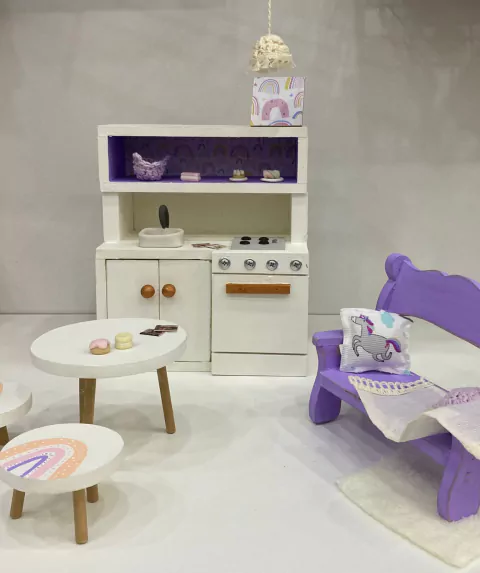 Casita de Muñecas Ambientes Muebles