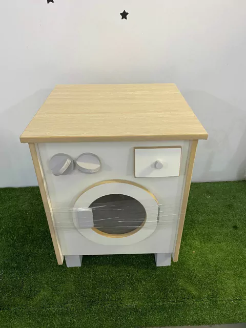 Juguete Juego Simbólico Lavarropa De Madera