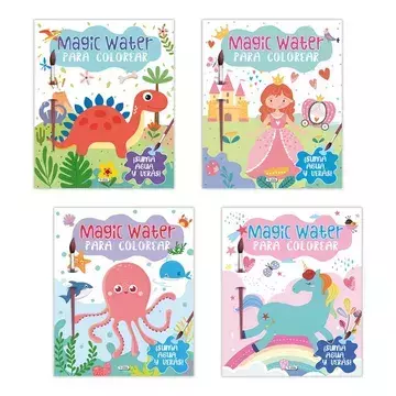 Libro Magic Water Para Colorear con Agua