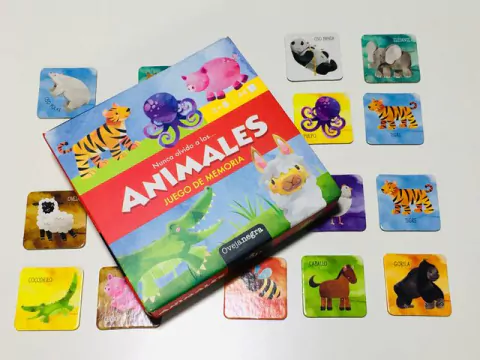 Juego De Memoria Memo 44 Piezas Monstruos/ Flores y Princesas/ Dinosaurio/ Animales en internet