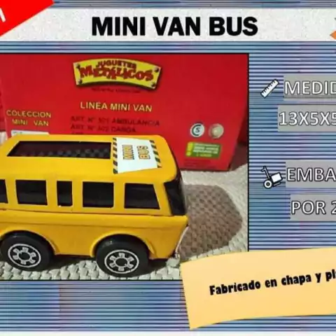 Mini Van Camioneta Vehículo de Metal Infantil a Escala - tienda online