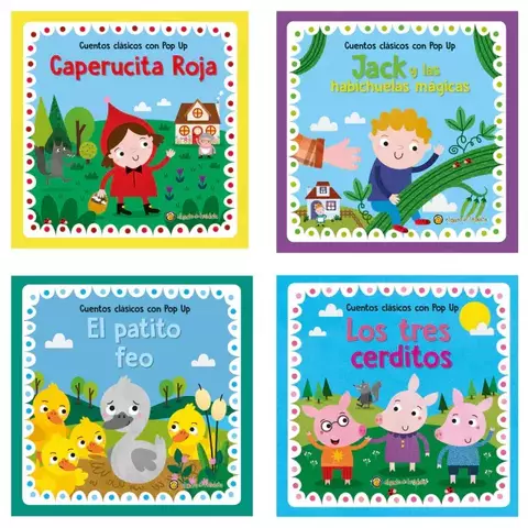 Libro Infantil, Coleccion Cuentos Clasicos Con Pop Up, Libro Interactivo