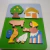 Encastre Con Relieve Familia Granja Animales Transporte