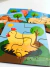 Rompecabezas Puzzle X 4u 4 Piezas Dinos Granja Selva - tienda online