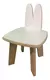 Silla Banco Banquito Madera Nordico Infantil Conejo Niños - comprar online