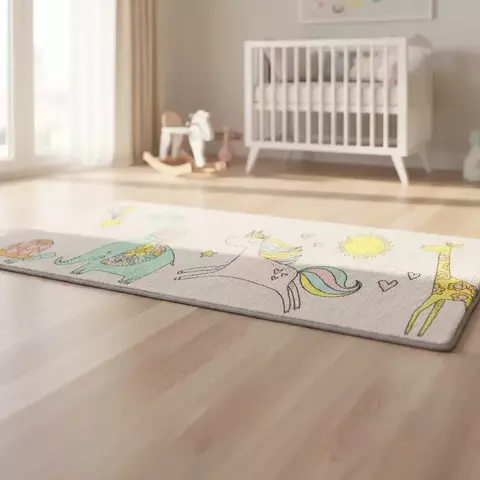 Alfombra Infantil De Tela, Alfombras Deco Para Bebes/Niños - comprar online