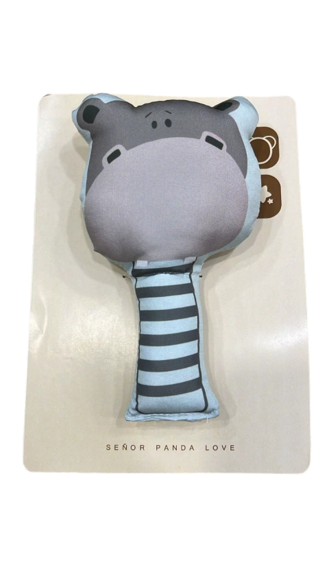 Sonajero Para Bebes Blando Animales Tela Montessori PandaLove