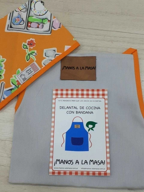 Mini Chef Delantal De Cocina Con Bandana Cocineritos Chef - tienda online