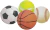 Pelota Squishy Goma Infantil Futbol Tenis Básquet 6.25cm - comprar online