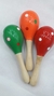 Maracas Infantil De Madera Coloridas Instrumento Musical - comprar online