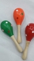 Maracas Infantil De Madera Coloridas Instrumento Musical en internet