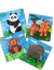 Imagen de Rompecabezas Puzzle X 4u 4 Piezas Dinos Granja Selva