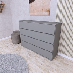 Comoda Cajonera Chifonier 4 Cajones Amplios 100x96x40 Armado